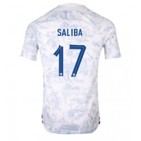 Echipament fotbal Franţa William Saliba #17 Tricou Deplasare Mondial 2022 maneca scurta